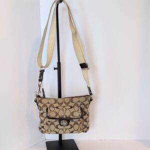 Coach Signature Swing Pack Shoulder Bag - Y2K - Pre-owned